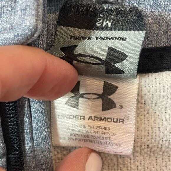 Under Armour Mens Full Zip Loose Fit Jacket Gray Size Small - Picture 10 of 10